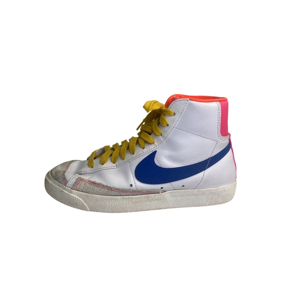 Womens Nike Blazer '77 MID ACG Hi Top Sneakers Punk Size‎ 8 White Blue Pink Rare